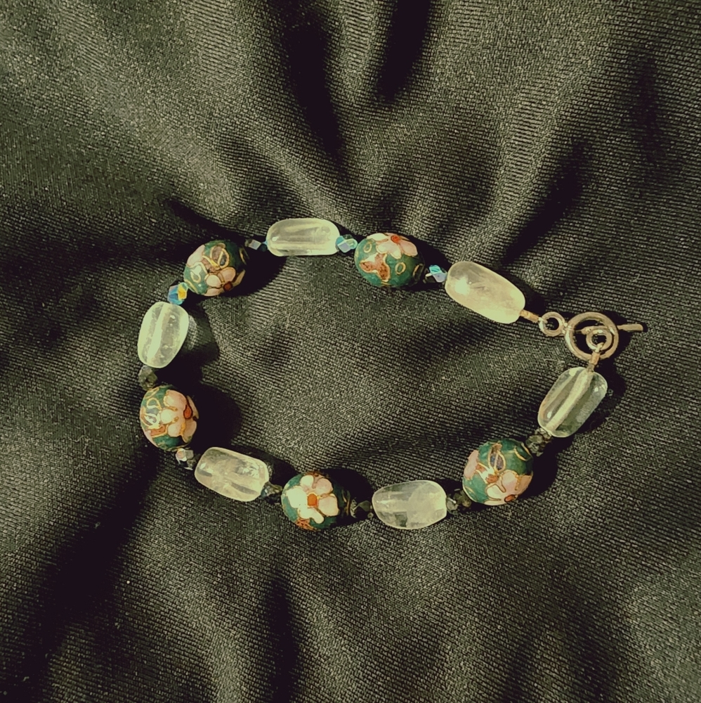 🦋 Handmade Gem Bracelet
